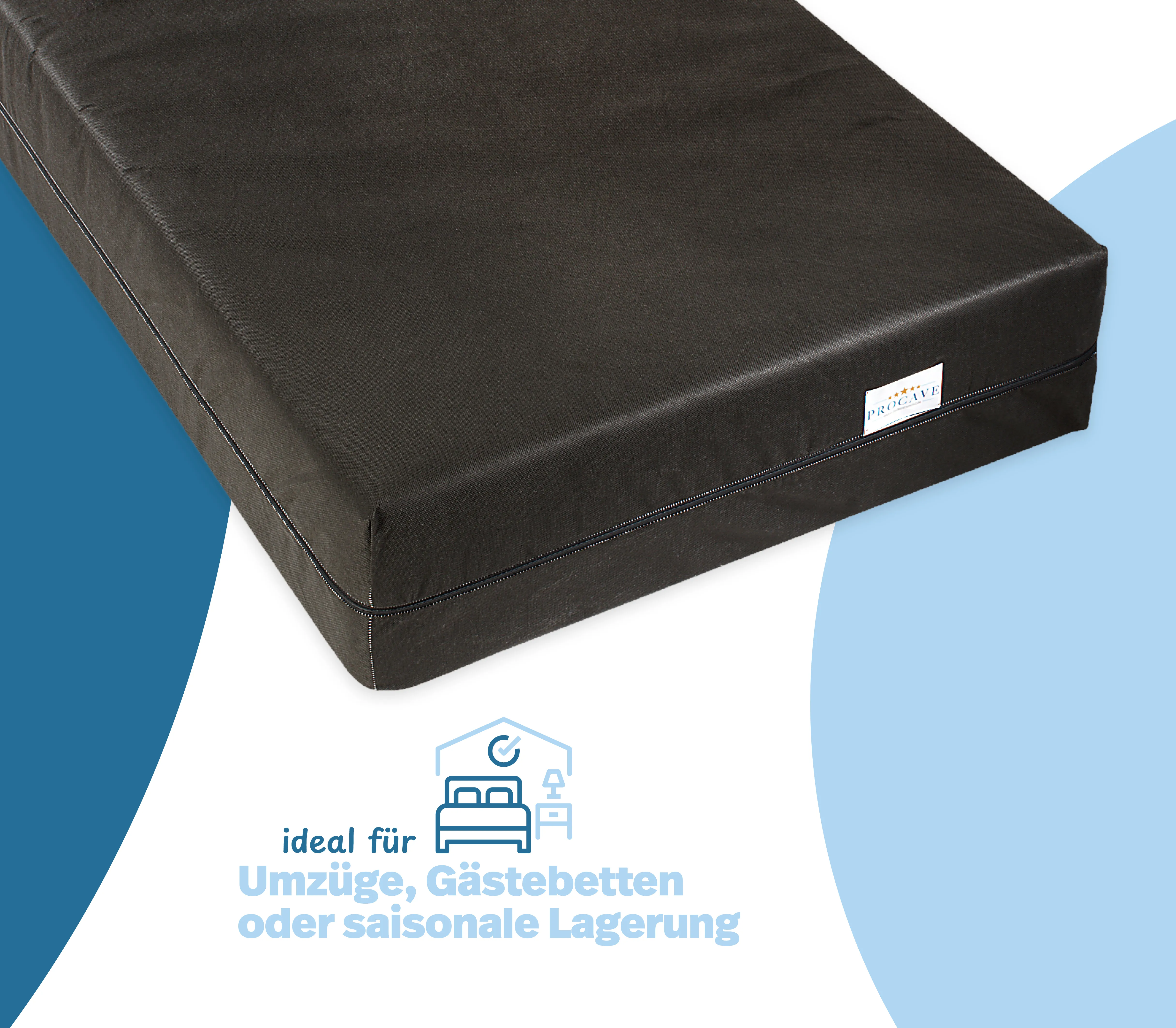 Matratzenkeil mit AloeVera-Bezug PROCAVE