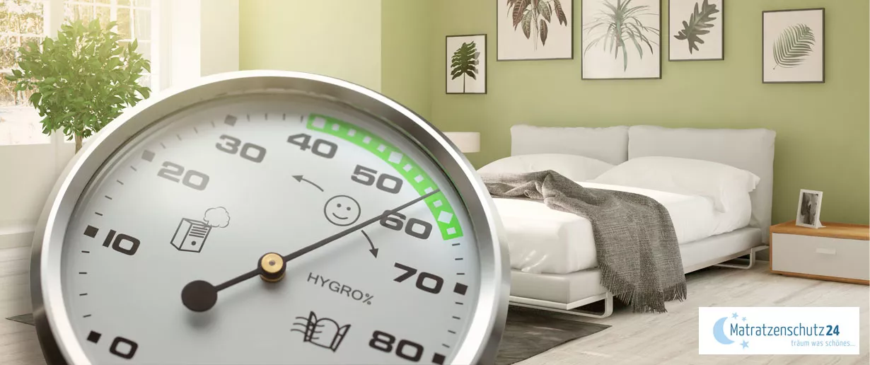 Optimale Luftfeuchtigkeit im Schlafzimmer – Feuchte effektiv senken oder erhöhen
