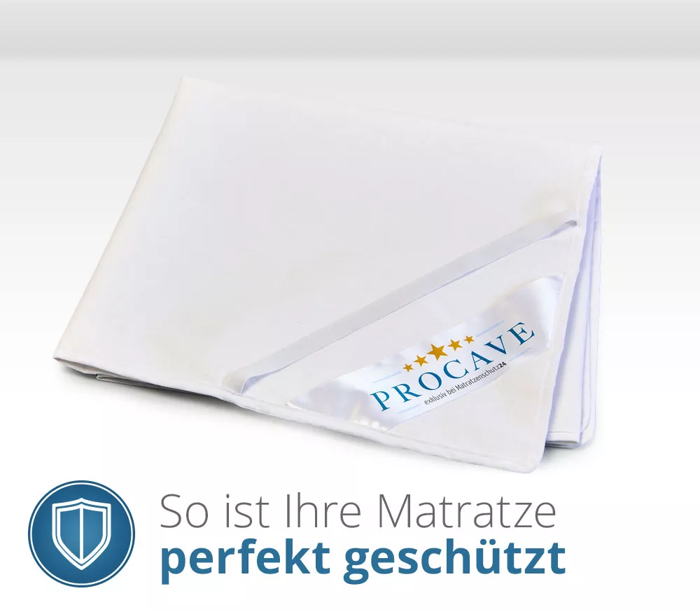 wasserdichte Premium Matratzen-Auflage Sandwich 3-Lagig