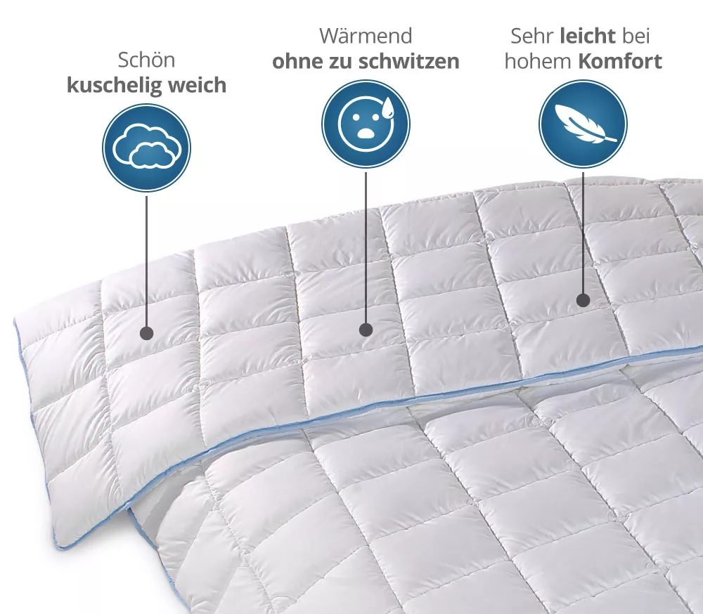 PROCAVE TopCool kochfeste Qualitäts-Duo-Winterdecke für den Winter Matratzenschutz24 aus Deutschland
